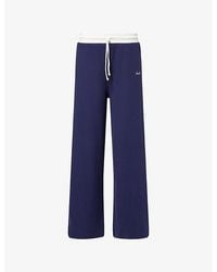 4th & Reckless - Azure Ribbed Cotton Trousers - Lyst