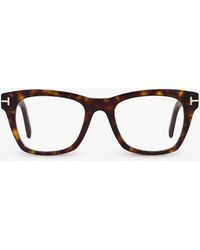 Tom Ford - Tr001691 Ft5886-b Square-frame Acetate Glasses - Lyst