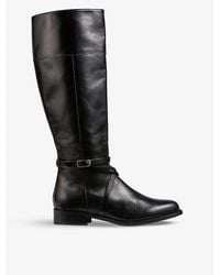 LK Bennett Bonnie Bryn Knee-high Leather Boots - Black