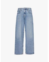 Agolde - Fusion Faded-Wash Tapered-Leg Denim Jeans - Lyst