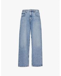 Agolde - Fusion Faded-Wash Tapered-Leg Denim Jeans - Lyst