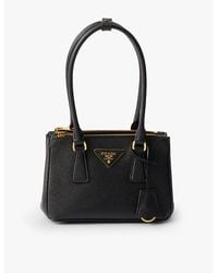 Prada - Galleria Saffiano Leather Mini Top-Handle Bag - Lyst