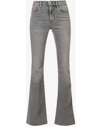 FRAME - Le High Flare Flared-leg High-rise Denim-blend Jeans - Lyst