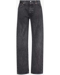 Levi's - 501 Faded-wash Straight-leg Regular-fit Jeans - Lyst