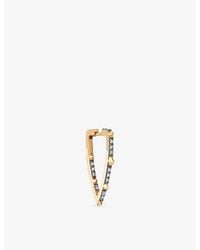 Kismet by Milka - Sting 0.20Ct Diamond Hoop Earring - Lyst