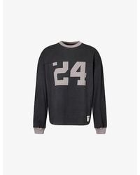 NAHMIAS - Varsity Long-Sleeves Cotton-Jersey T-Shirt - Lyst