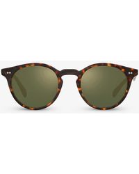 Oliver Peoples - Ov5459su Romare Round-frame Acetate Sunglasses - Lyst