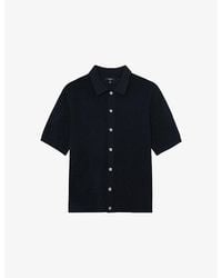Reiss - Phoenix Short-Sleeved Knitted Shirt - Lyst