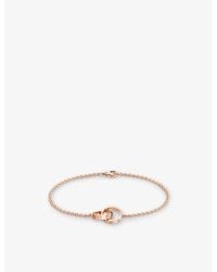 Cartier - Love 18Ct Rose- Chain Bracelet - Lyst
