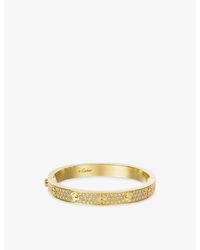 Cartier - Love Classic 18Ct- And 1.99Ct Brilliant-Cut Diamond Bracelet - Lyst