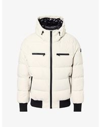 Moose Knuckles - Soho Hooded Shell-Down Bomber Jacket - Lyst