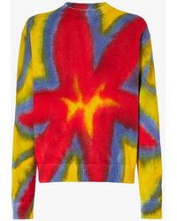The Elder Statesman - Tie-dye Dropped-shoulder Relaxed-fit Cashmere Jumper - Lyst