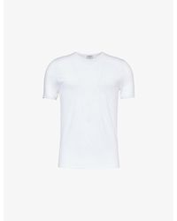 Zimmerli of Switzerland - Pureness Long-Sleeve Stretch-Woven T-Shirt - Lyst