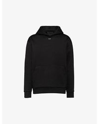 Prada - Technical Brand-Print Cotton-Jersey Hoody - Lyst