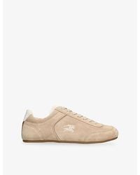 Burberry - Knight Runner Leather Trainers - Lyst