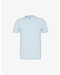 Polo Ralph Lauren - Brand-embroidered Short-sleeve Cotton-jersey T-shirt X - Lyst
