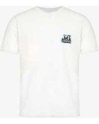 C.P. Company - Brand-print Crewneck Cotton-jersey T-shirt - Lyst