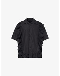 Simone Rocha - Pillowcase Embroidered-Trim Cotton Shirt - Lyst