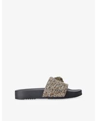 Kurt Geiger - Brockwell Woven Slides - Lyst