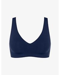 Sloggi - Zero Feel 2.0 Soft Non-Wired Stretch-Woven Bra - Lyst