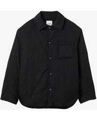 Sandro - Patch-pocket Relaxed-fit Quilted Cotton Overshirt - Lyst