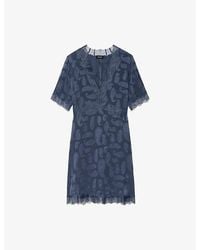 Zadig & Voltaire - Silk Dress 'Redoxa' - Lyst