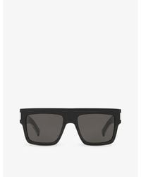 Saint Laurent - Sl628 Square-frame Acetate Sunglasses - Lyst