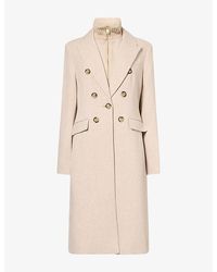 Veronica Beard - Stryder Double-Breasted Woven Coat - Lyst