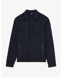 Reiss - Fleetwood Double-Pocket Knitted Jacket - Lyst
