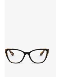 Miu Miu - Mu04sv Havana-frame Acetate Optical Glasses - Lyst