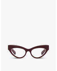 Gucci - gg1295o Cat-eye Acetate Optical Glasses - Lyst