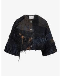By Walid - Bella Textured Woven Jacket - Lyst