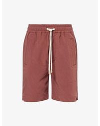 Eleventy - Drawstring Linen-Blend Shorts - Lyst