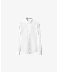 Eton - Casual-Fit Long-Sleeve Linen Shirt - Lyst
