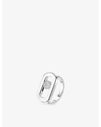 Messika - So Move 18Ct And 0.1Ct Diamond Ring - Lyst