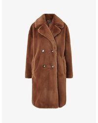 Whistles - Teddy Relaxed-fit Faux-fur Coat - Lyst