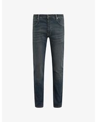 AllSaints - Sid Skinny-Leg Stretch-Organic-Cotton-Blend Jeans - Lyst