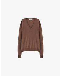 JOSEPH - Cashair V-Neck Cashmere Jumper - Lyst