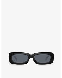 Linda Farrow - The Attico X Mini Marfa Rectangular-frame Acetate Sunglasses - Lyst
