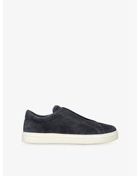 Hogan - Suede H668 Slip-On Sneakers - Lyst