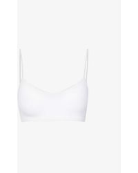 Hanro - Touch Feeling Cropped Stretch-jersey Bra - Lyst
