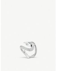 Shaun Leane - Hook Sterling And Diamond Ring - Lyst