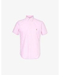 Polo Ralph Lauren - Slim-fit Short-sleeve Oxford-cotton Shirt - Lyst