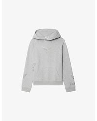 Zadig & Voltaire - Georgy Branded Cotton-Jersey Hoody - Lyst