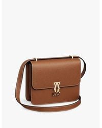 Cartier - C De Mini Leather Cross-Body Bag - Lyst