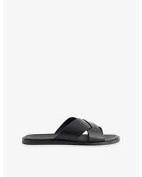 Orlebar Brown - Muro Leather Sandals - Lyst