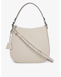 The White Company - Slouchy Hobo-shape Leather Bag - Lyst