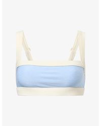 Cheap Monday - Outpost Square-Neck Sports Bra - Lyst