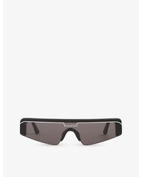 Balenciaga - Bb0003s Rectangle-frame Sunglasses - Lyst