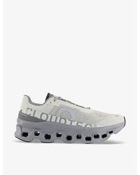 On Shoes - Cloudmonster Cushioned Chunky-soled Mesh Low-top Trainers - Lyst